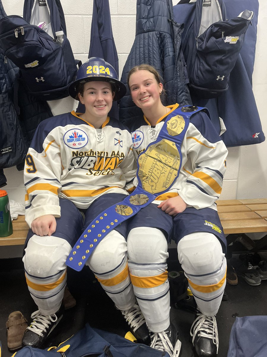 Selects win! Goal scorers were Emerson MacDonald (2), Ana McArthur, Hali-Rose MacLean (3), Jenna Beaton (2), and Reese Murray (2)!
Hard Hat goes to Reese Murray and belt goes to Emerson MacDonald!