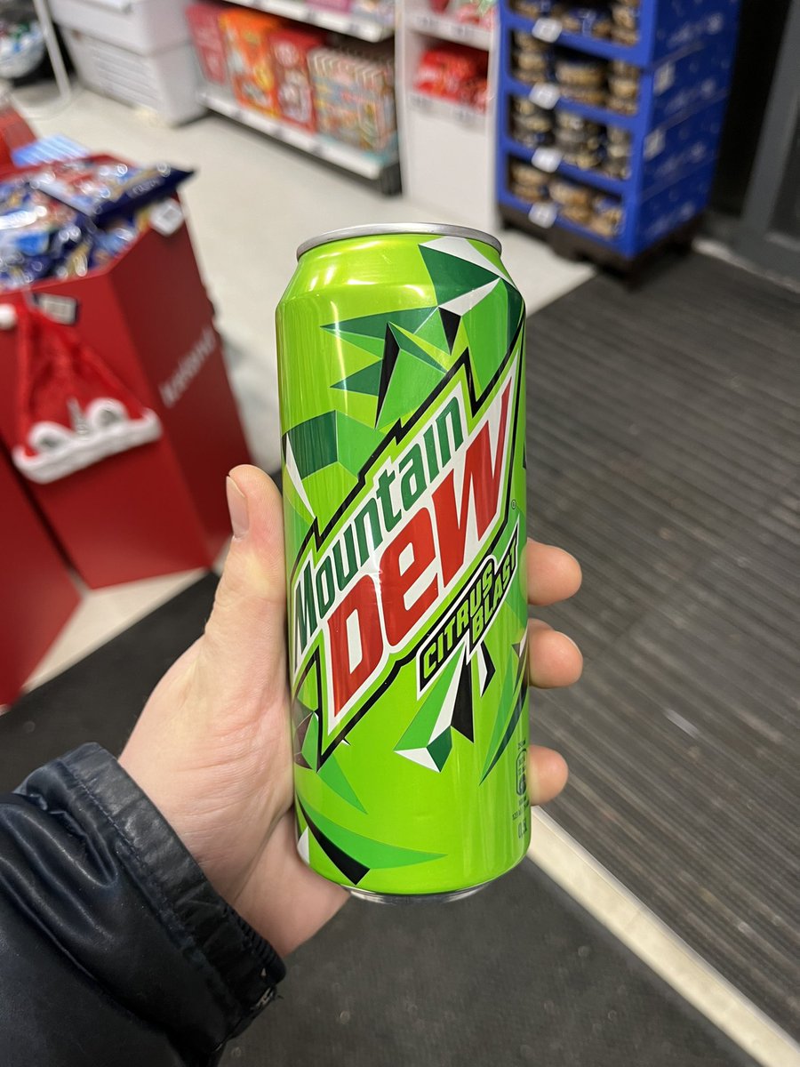 nýjasta nýtt: mountain dew í súperdós