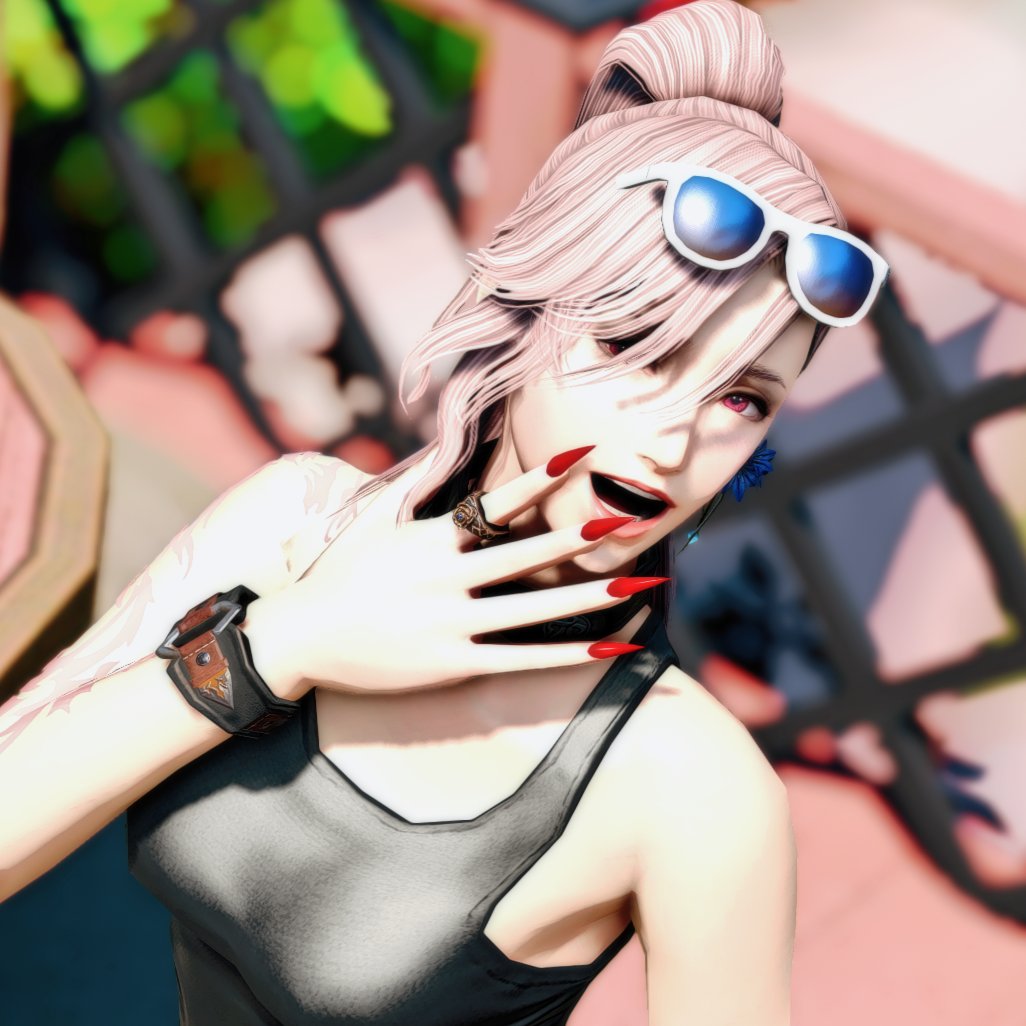 I was playing around on ~Anam~ since the [REDACTED] are down after the 7.1 maintenance and I stumbled upon this curious hairstyle. Could this be a hint.. That Lady Mongrel's hairdo will finally be acquirable after four expansions!?🌸