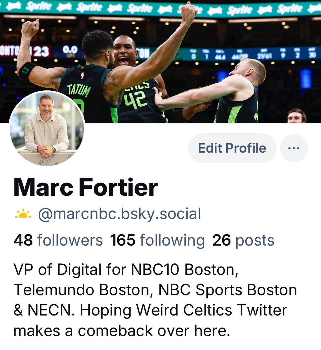 Please join me in my quest to bring back Weird Celtics Twitter.