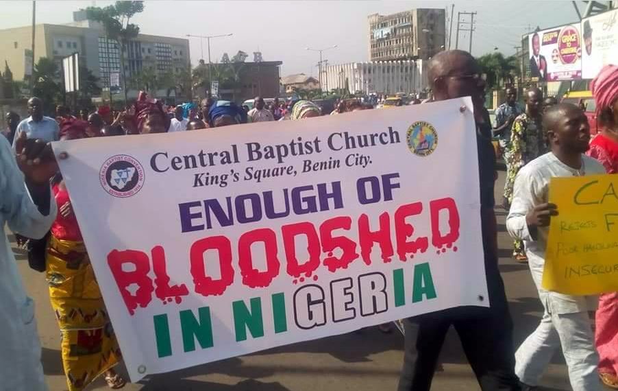 SandraXFreedom's tweet photo. The world doesnt care when it is Muslims attacking Christians. This is a genocide of black Christians!!:

24 Christians have been slain and 9 kidnapped in recent weeks in Nigeria in continued attacks upon believers.

Nigeria has led the world in the number of Christians killed for their faith or abducted

 https://t.co/xWxvkJDT5g

#Christian #Genocide