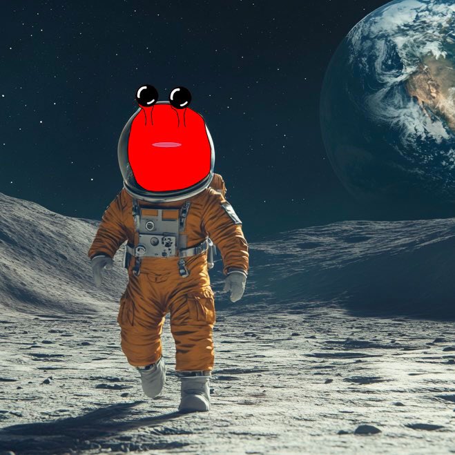 Walking awound to see where my fwen <a href="/itsafwog/">fwog</a> has landed.. 🦀♥️🐸