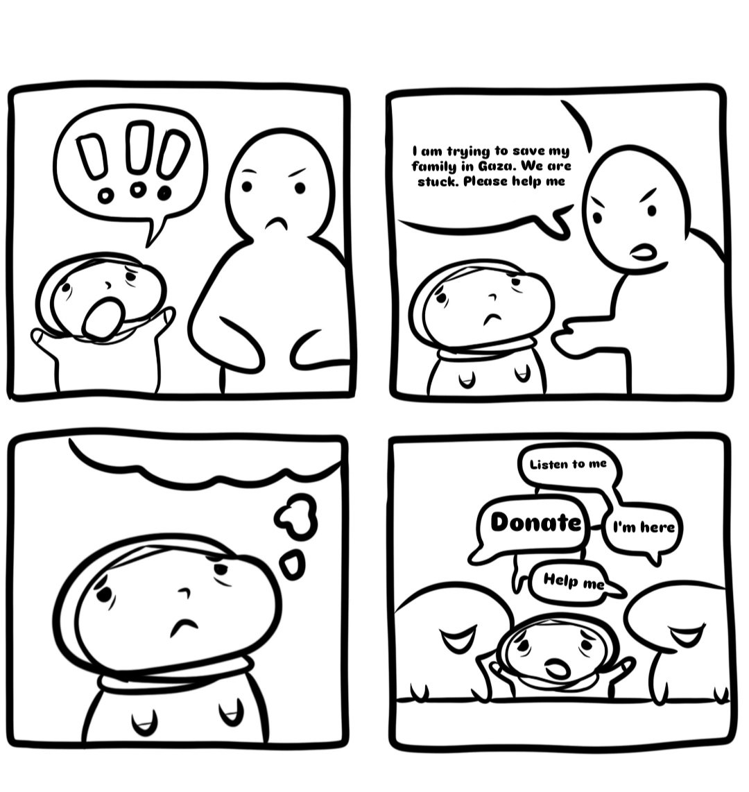 DONT SCROLL, RT. It seriously annoys me how trends are being used like this, and what bugs me even more is that ppl have to make flashy content just to get ur attention.

All I want is to finish my education and escape this nightmare... I won't say much...
gofund.me/fec9fa34