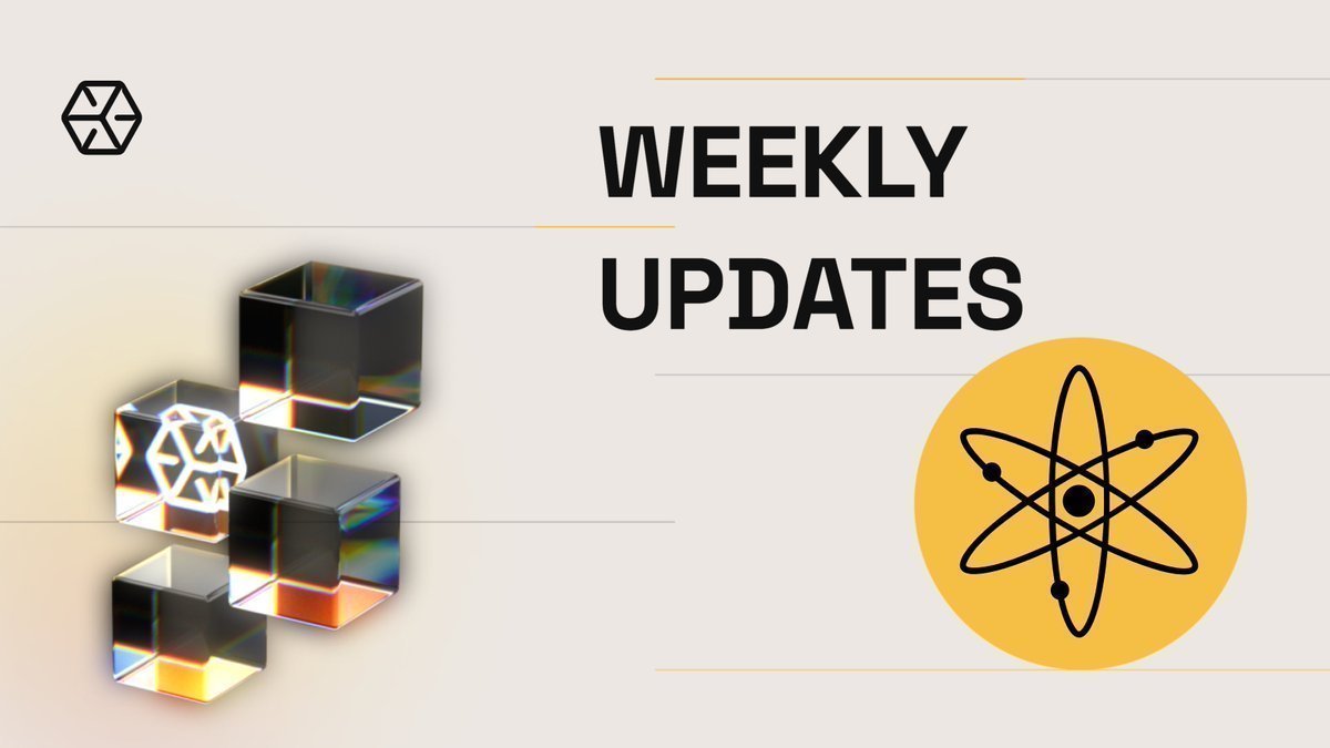 1/10 Big things are happening in #Cosmos ⚛️

Stay up to date with the latest <a href="/cosmos/">Cosmos - The Interchain ⚛️</a> news in our weekly #everstakeupdate 😎🧵

Want to stake $ATOM? 
Get started today: stake.is/atom