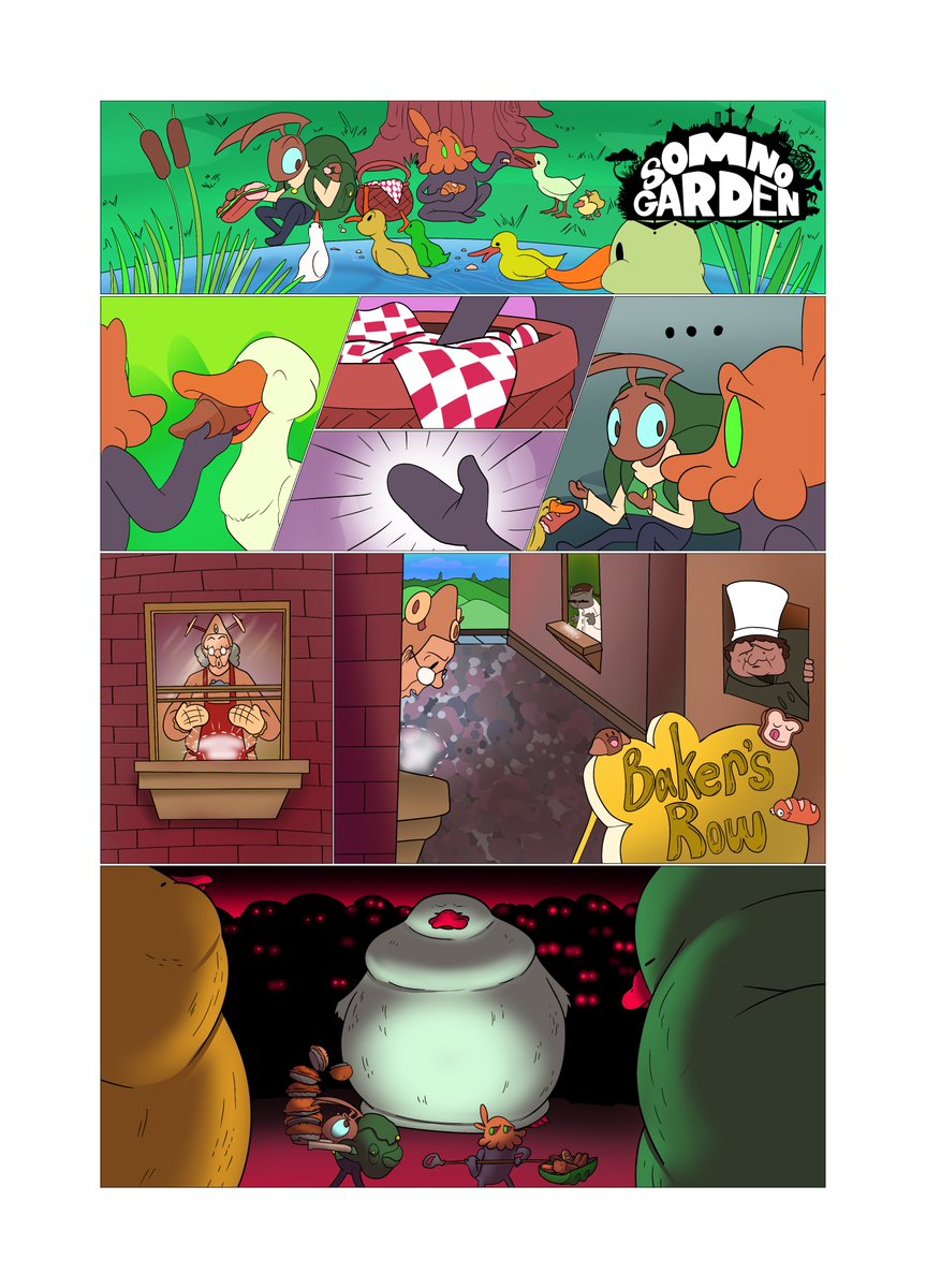 Somno Garden Page 5: Feeding the Ducks
#indieartist #indiecomic