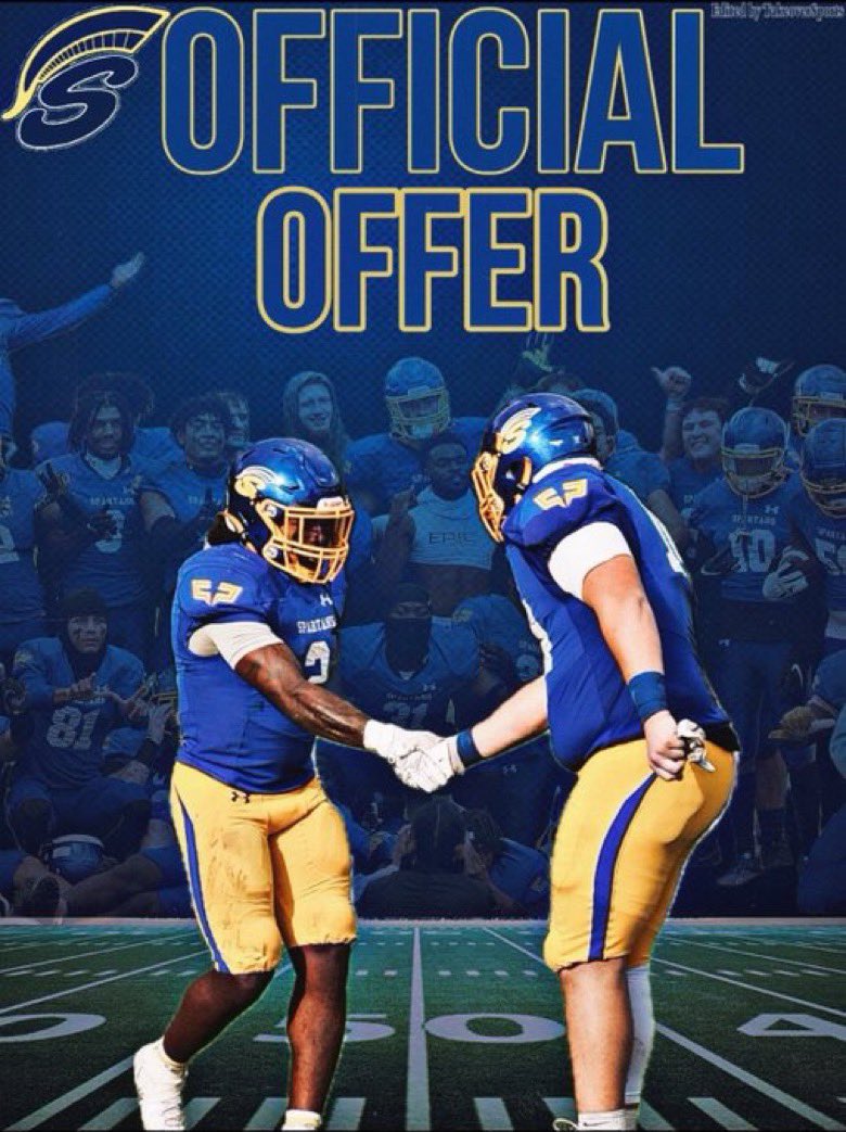 Truly blessed to earn an offer from <a href="/MSt8Football/">Minnesota State Spartans Football</a>  Thanks for the opportunity <a href="/CoachTerrelll/">Coach Terrell</a>