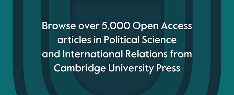 Cambridge University Press - Politics (@cup_polisci) on Twitter photo You can now read more than 5,000 #OpenAccess PoliSci and IR articles from <a href="/CambridgeUP/">Cambridge University Press</a> journals including <a href="/ps_polisci/">PS: Political Science & Politics</a>, <a href="/EJIntSec/">European Journal of International Security</a>, <a href="/JJPS_Eds/">jjps_eds</a>, <a href="/CJPS_RCSP/">CJPS_RCSP</a>, <a href="/DuBoisReview/">Du Bois Review</a>, <a href="/govandopp/">govandopp</a>, @SPPQjournal, and many more.
Browse here - cup.org/4hLhJqV
#OA You can now read more than 5,000 #OpenAccess PoliSci and IR articles from <a href="/CambridgeUP/">Cambridge University Press</a> journals including <a href="/ps_polisci/">PS: Political Science & Politics</a>, <a href="/EJIntSec/">European Journal of International Security</a>, <a href="/JJPS_Eds/">jjps_eds</a>, <a href="/CJPS_RCSP/">CJPS_RCSP</a>, <a href="/DuBoisReview/">Du Bois Review</a>, <a href="/govandopp/">govandopp</a>, @SPPQjournal, and many more.
Browse here - cup.org/4hLhJqV
#OA