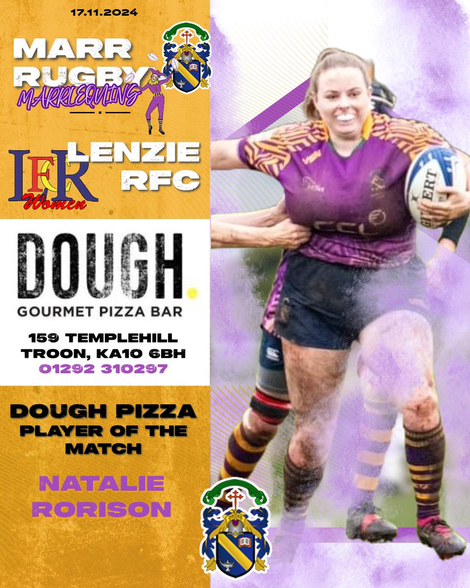 🍕🍕 Hot out of the oven! 🍕🍕

Natalie Rorrison picks up today’s "Player of the Match" special after serving up a sizzling performance in a hard-fought draw against Lenzie Women! 🍕🔥

Great job, Natalie! You really delivered today. 🚚🍕

<a href="/Dough_scotland/">Dough pizza</a>

 🟣💛🟣