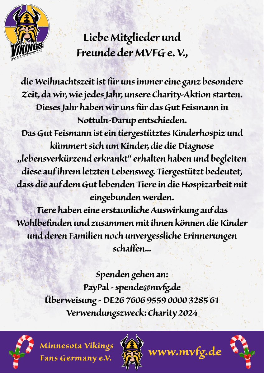 Wer helfen möchte… Immer gerne… #charity #footballisfamily #mvfg