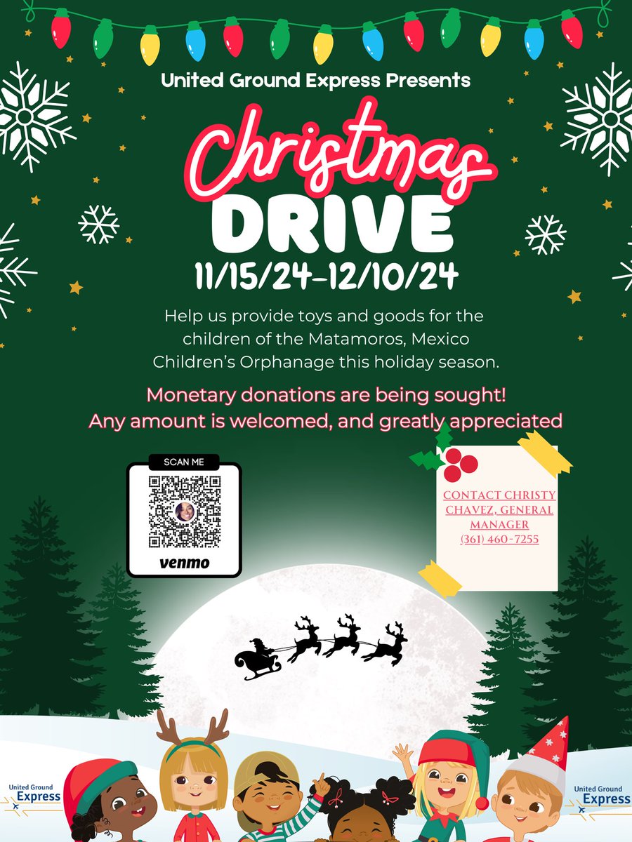 chavez49171's tweet photo. Hello all! Team CRP will be making a trip this year to Casa Hogar in Matamoros. Anything helps! Thank you in advance.
#volunteer #Donate #HolidayCheer @UGESocial https://t.co/Lu9w2g6tkX