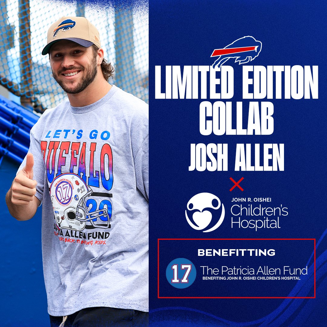 Buffalo Bills (@buffalobills) on Twitter photo NEED this new <a href="/JoshAllenQB/">Josh Allen</a> shirt.
Get yours before they're gone: bufbills.co/3YQsik1 NEED this new <a href="/JoshAllenQB/">Josh Allen</a> shirt.
Get yours before they're gone: bufbills.co/3YQsik1
