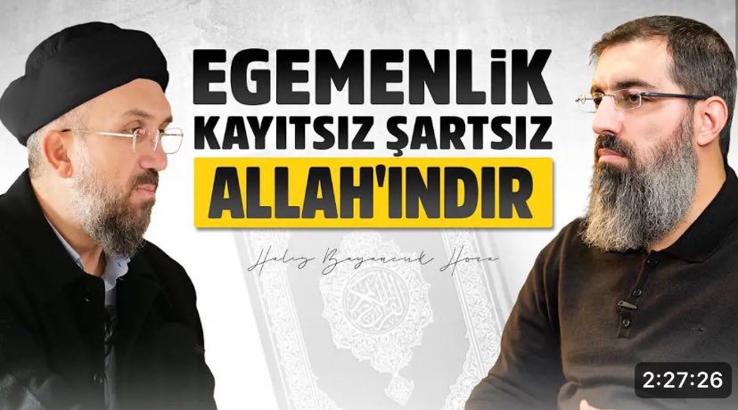 Halis hocamızın haykırdığı hakikatleri dinledim. Rabbime hamd olsun. Tevhidi ve şirki bütün şeffaflığı ve delilleri ile ortaya koymuştur. Bu münazara süresinde Rabbimizin sıfatlarına nasıl inanılması gerektiği anlaşıldığı gibi, aynı zamanda tasavvufun sapıklıkları ve şeyhlerinin