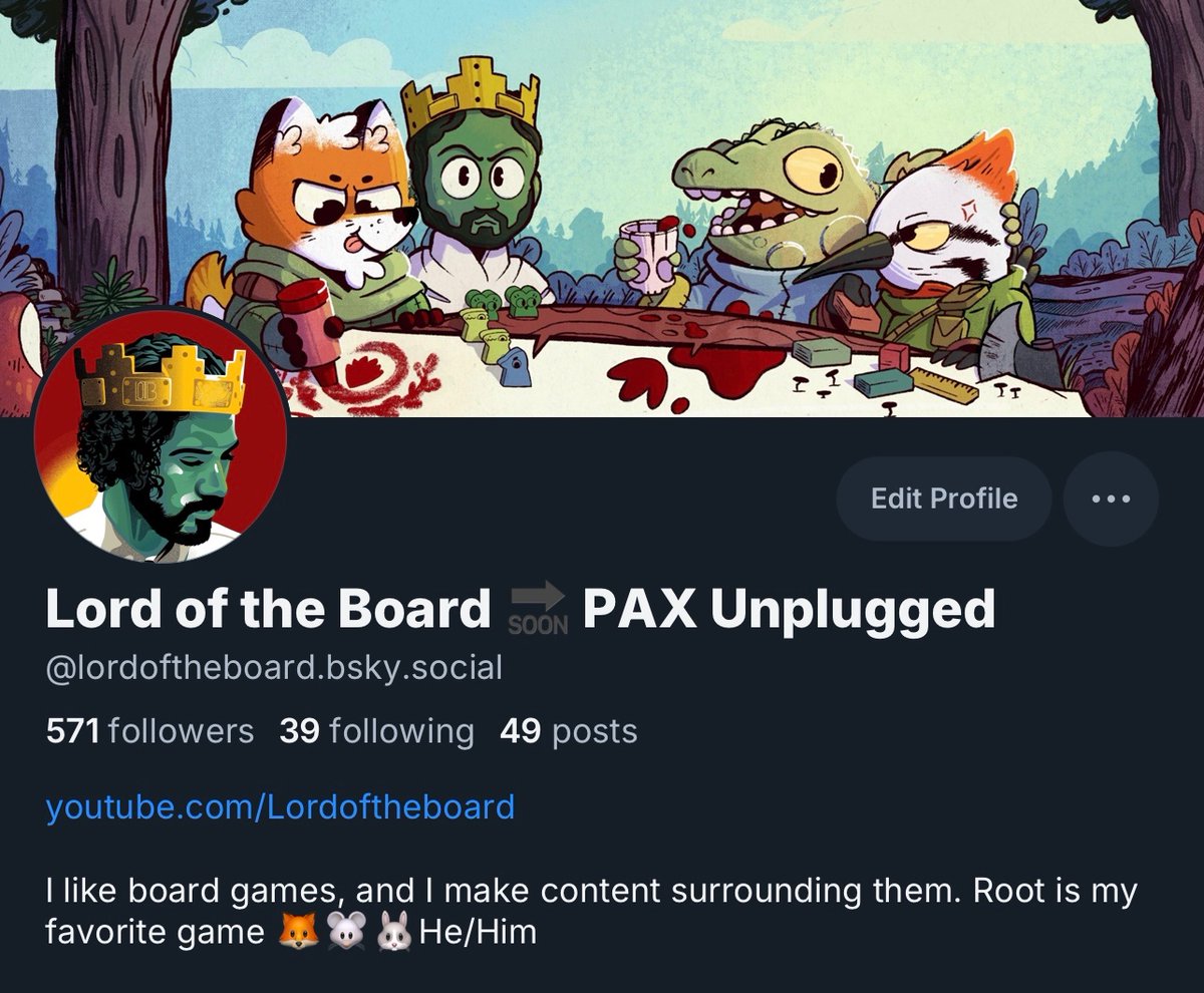 I am sadly finding myself less enthusiastic about posting here. 

 Feel free to follow me on Instagram, YouTube, my discord or send an email to keep in touch. 

Stay safe! Love you all 

Also! You can find me on blue sky under lordoftheboard.bsky.social