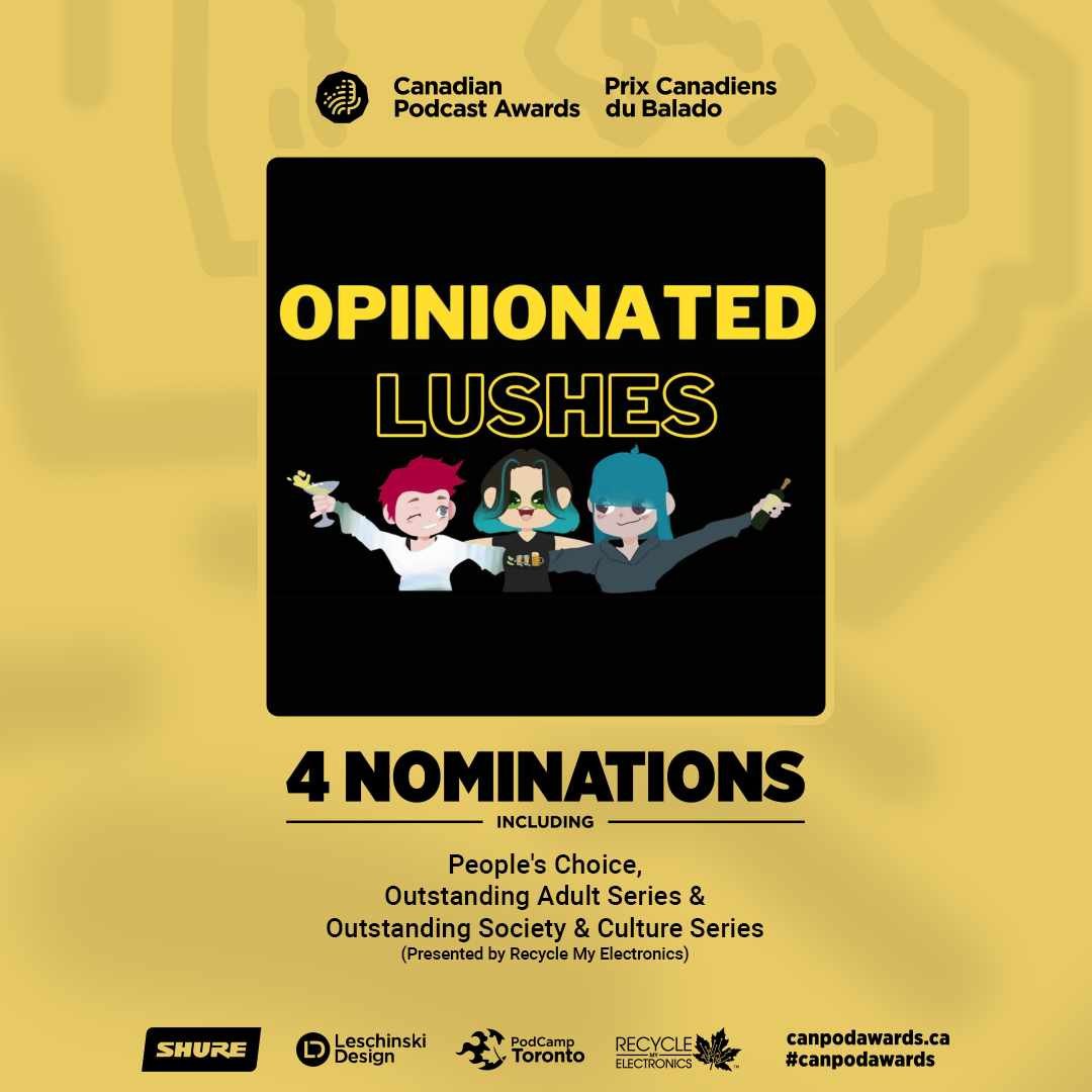 We have been honoured to be nominated in several categories for this year's #CanadianPodcastAwards 

The category open to everyone to vote for, not just our fellow Canadian podcasters, is the People's Choice. 

If you think we're worthy, please vote for us
canpodawards.ca/vote/
