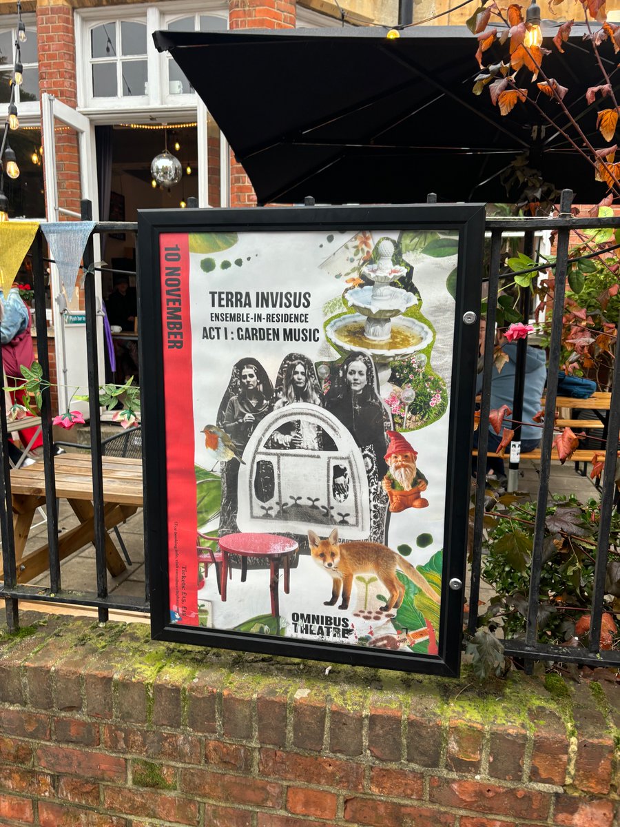 Terra Invisus (@terrainvisus) on Twitter photo Thank you to everyone who came to see Act I : Garden Music last week at <a href="/OmnibusTheatre/">Omnibus Theatre</a> ❤️🪴
Keep your eyes peeled for Act II 🛁 Thank you to everyone who came to see Act I : Garden Music last week at <a href="/OmnibusTheatre/">Omnibus Theatre</a> ❤️🪴
Keep your eyes peeled for Act II 🛁