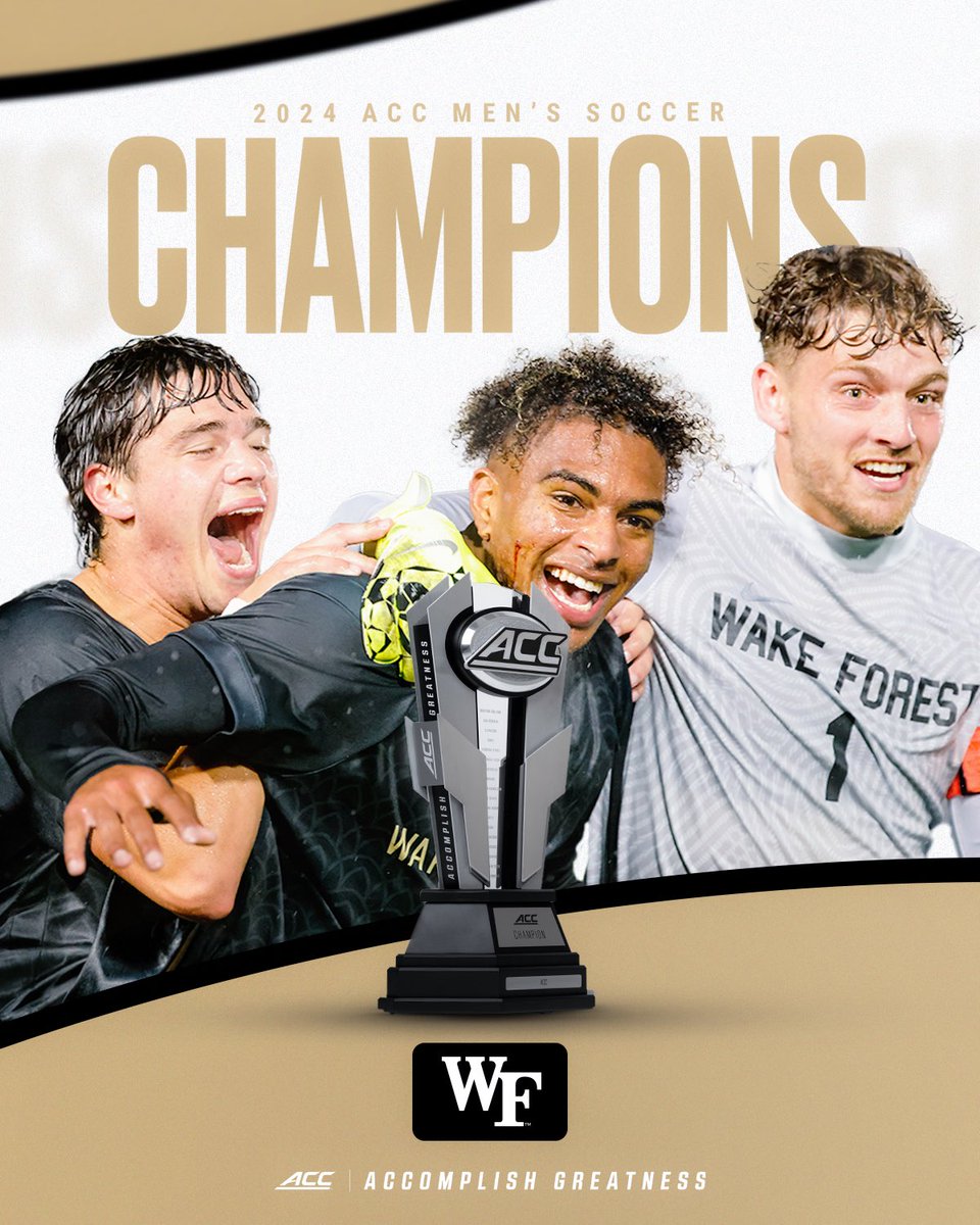 THE DEMON DEACONS DO IT! ACC CHAMPIONS! 🏆