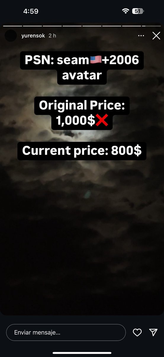 TeamMazus's tweet photo. @psnHakoom 800 USD For a Stolen Account🤯 https://t.co/kHQf0Zc62l