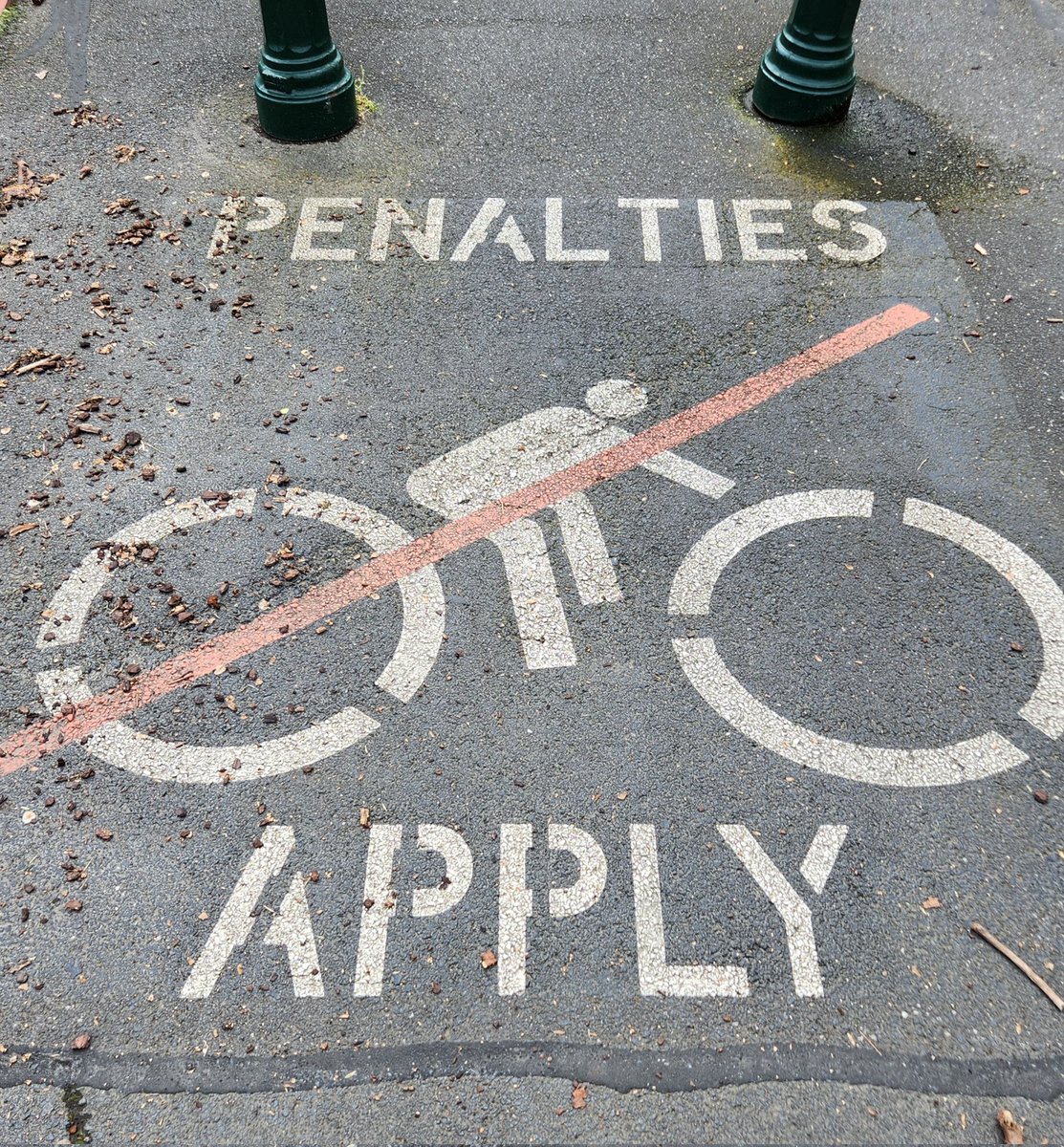 You can write your own caption. #bikelanes