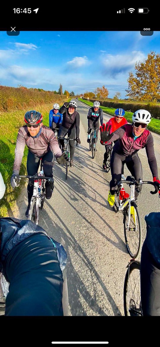 November is the gift that keeps on giving!!

Such a wonderful day for a Club Ride - crisp clear skies and trees turning autumnally auburn.

We’re blessed to be based in one of the most beautiful places on earth - Yorkshire.

So many groups out - almost 50 Rouleurs on the road ❤️