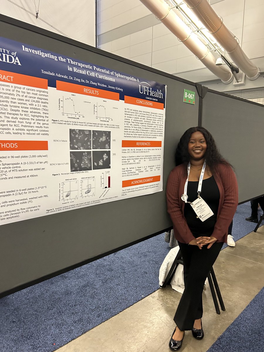 ⁦<a href="/RITtigers/">RIT</a>⁩ ⁦<a href="/RIThealthsci/">College of Health Sciences & Technology  @ RIT</a>⁩ seniors Sammy Deol, Buyi Owo-Odusi, Cammie Edwards and Temilade Adewale presented their research at #ABRCMS2024. Keep up the good work, proud of you all 👍