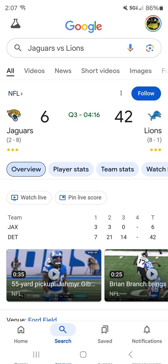 God damn, it's like actual Lions vs actual  Jaguars #NFLWeek11