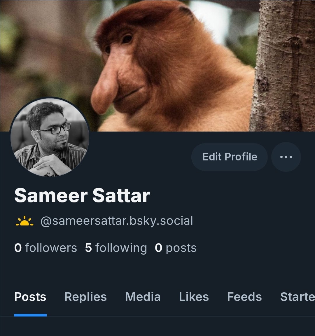 SameerSattar's tweet photo. Find me there too, where the sky is blue!
@sameersattar.bsky.social https://t.co/l4T7YFxJU4