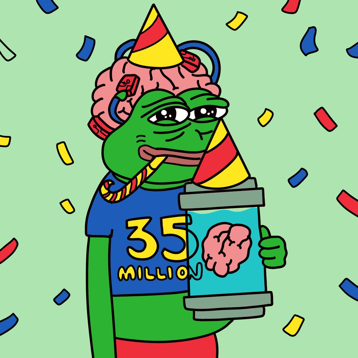 Pepe is celebrating 35M today!

With just under 26 days left in the presale don't miss out on your chance to get in on the ground floor! 🐸💚🔥