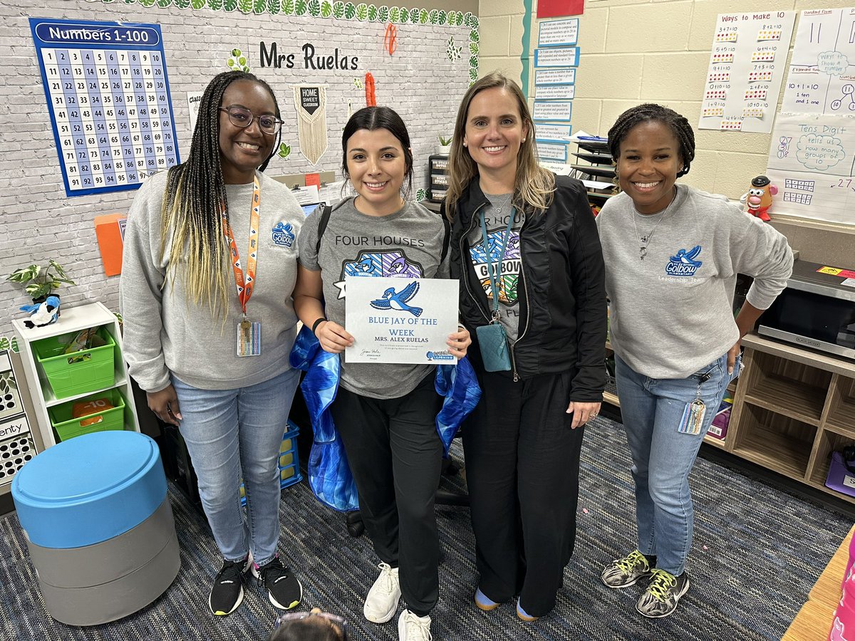 coach_ro_12's tweet image. She is #1 in our books! Mrs. Ruelas Blue Jay of the Week! Keep spreading your wings! #GEinspires #1stgrade #amazing 🙌🏾💪🏽🪶💙 @Golbowtweets