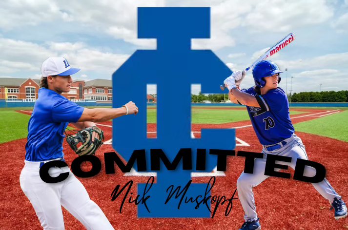 Nick Muskopf (@nickmuskopf7) on Twitter photo I am excited to announce I will be continuing my baseball journey at Illinois College. I want to thank God, my family, and everyone for their continuous support along the way.
<a href="/BlueboyBaseball/">Illinois College Baseball</a> <a href="/waddle1123/">Jake Waddle</a> <a href="/LewisandClarkC1/">Lewis and Clark CC Baseball</a> I am excited to announce I will be continuing my baseball journey at Illinois College. I want to thank God, my family, and everyone for their continuous support along the way.
<a href="/BlueboyBaseball/">Illinois College Baseball</a> <a href="/waddle1123/">Jake Waddle</a> <a href="/LewisandClarkC1/">Lewis and Clark CC Baseball</a>