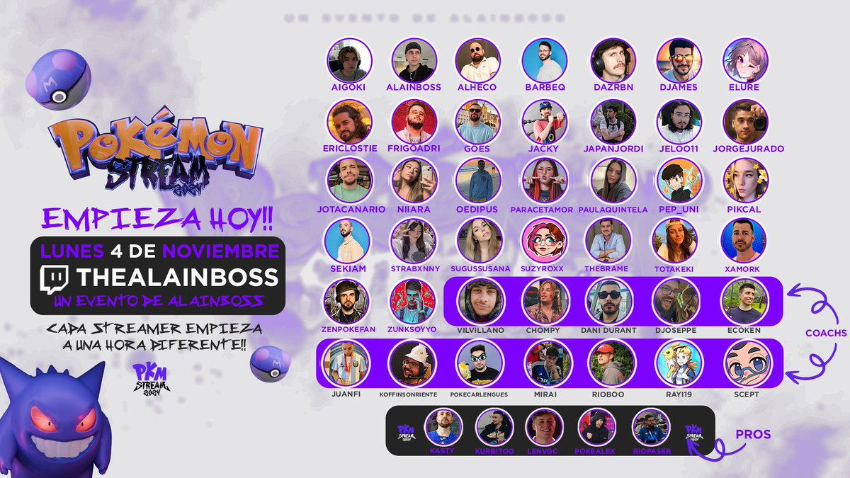 Hace 3 años vi un evento de Pokemon con streamers y me encantó, no me veía mucha gente por aquel entonces, tenía muy difícil participar y decidí crear Pokémon Stream.

Después 3 meses de trabajo, muchas horas despierto pensando y todo dinero que tenía, termina Pokemon Stream