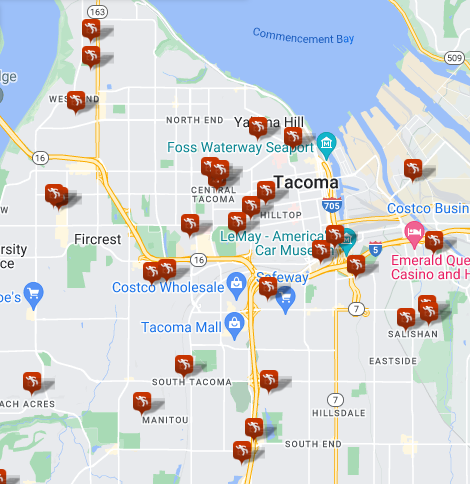 WAStateHomicide's tweet photo. With 20 homicides in the City of Tacoma this year, they are on pace to see a big decrease in homicides when compared to the total of 34 in 2023. #homicide #murder #tacoma #murdermap #gangland #washingtonstatecrime https://t.co/iIkfiF5rGG