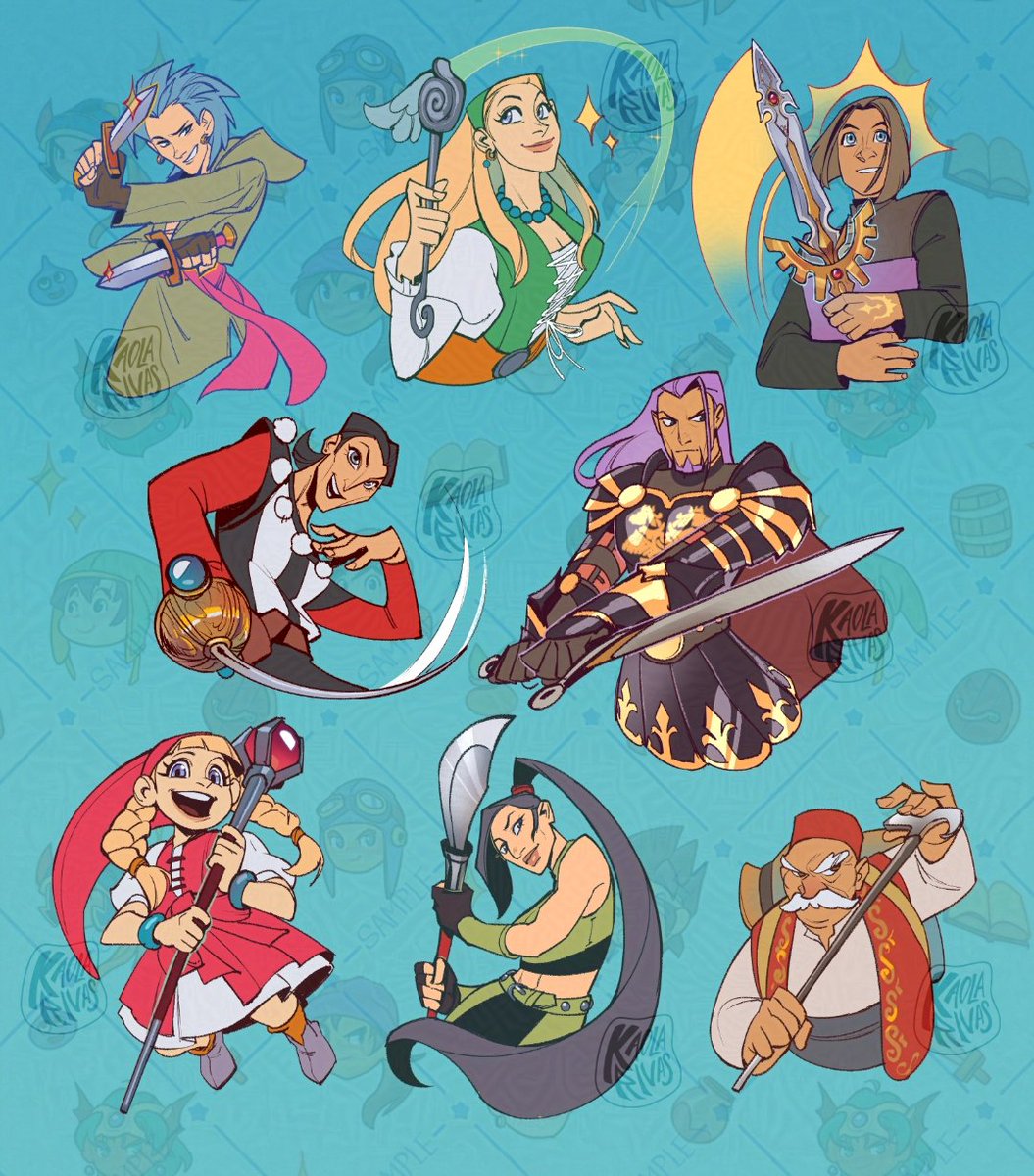 kaola_rivas's tweet photo. Dragon Quest 11 is so cool guys...

they have like characters- https://t.co/SQAlqLYqej