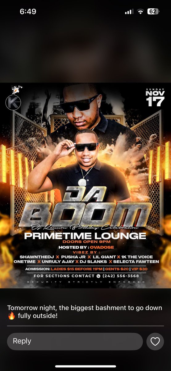 <a href="/djkannon242/">DjKannon💥</a>  ⚡️ Pop out tonight