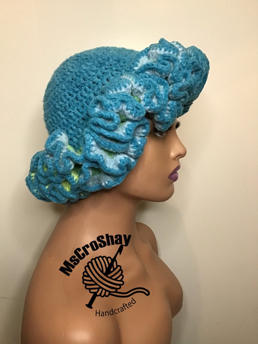 MsCroshay's tweet photo. More ruffle hats we have on hand! https://t.co/XRAlm9W23e