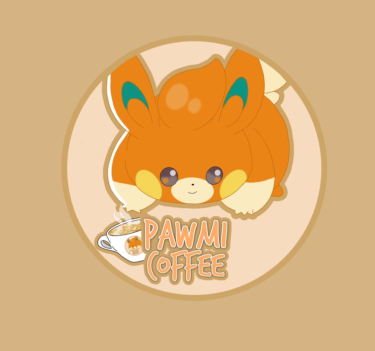 Paw- Mi a coffee ☕️#pawmi #pokemonart #pokeart #paldea #PokemonPocket