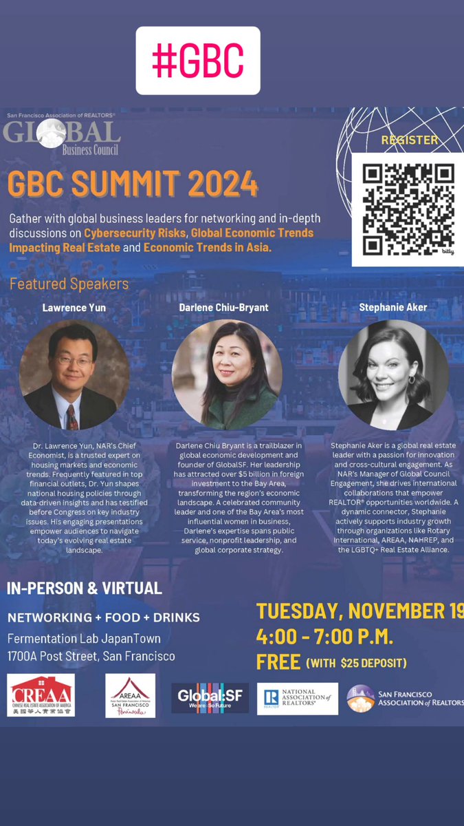 OlegCRE's tweet photo. Join us for a FREE afternoon of in-depth discussions, expert insights, and networking opportunities tailored to real estate and business professionals. This year’s GBC Summit brings together influential voices. Follow the link to join us: https://t.co/nEBFQiM5od https://t.co/XwdjqQKr92