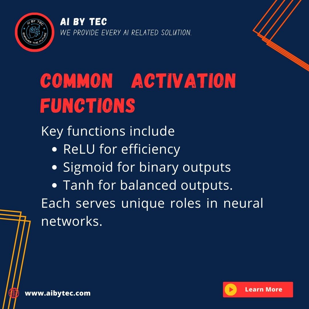 AI_BY_TEC's tweet image. Unlock your model&apos;s potential by selecting the ideal activation function! Enhance performance and accuracy with the right choice. 
#MachineLearning #AI #ActivationFunctions #DeepLearning #DataScience