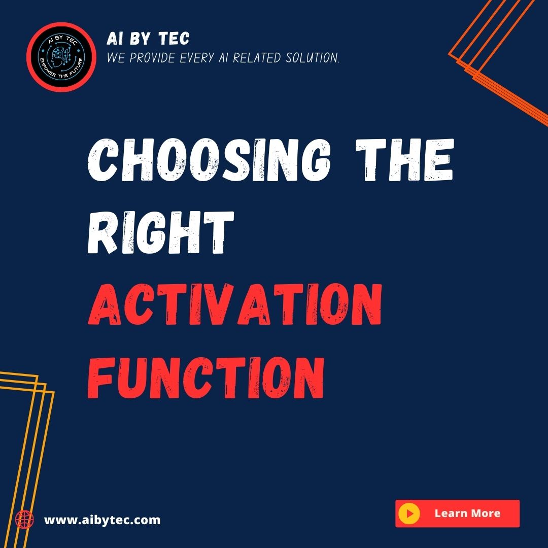 AI_BY_TEC's tweet image. Unlock your model&apos;s potential by selecting the ideal activation function! Enhance performance and accuracy with the right choice. 
#MachineLearning #AI #ActivationFunctions #DeepLearning #DataScience