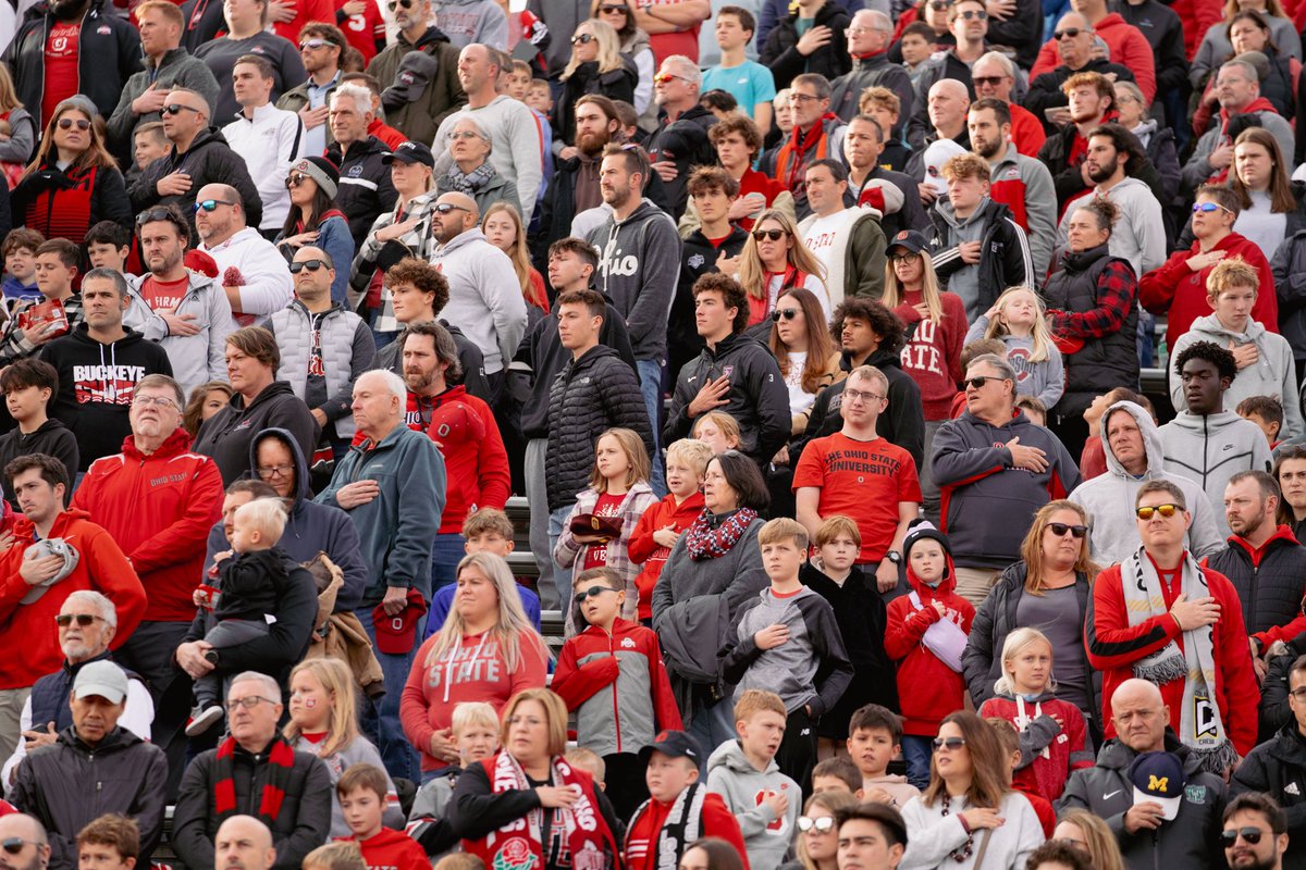 OhioStAthletics's tweet photo. Speechless. Quite the turnout for @OhioStateMSOC https://t.co/1S3khbZtEU