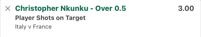 FrankRicciTips's tweet photo. NATIONS LEAGUE INPLAY 🚨
Odds @ 2/1 🔥

🇮🇹v🇫🇷 https://t.co/qx692g9QVT