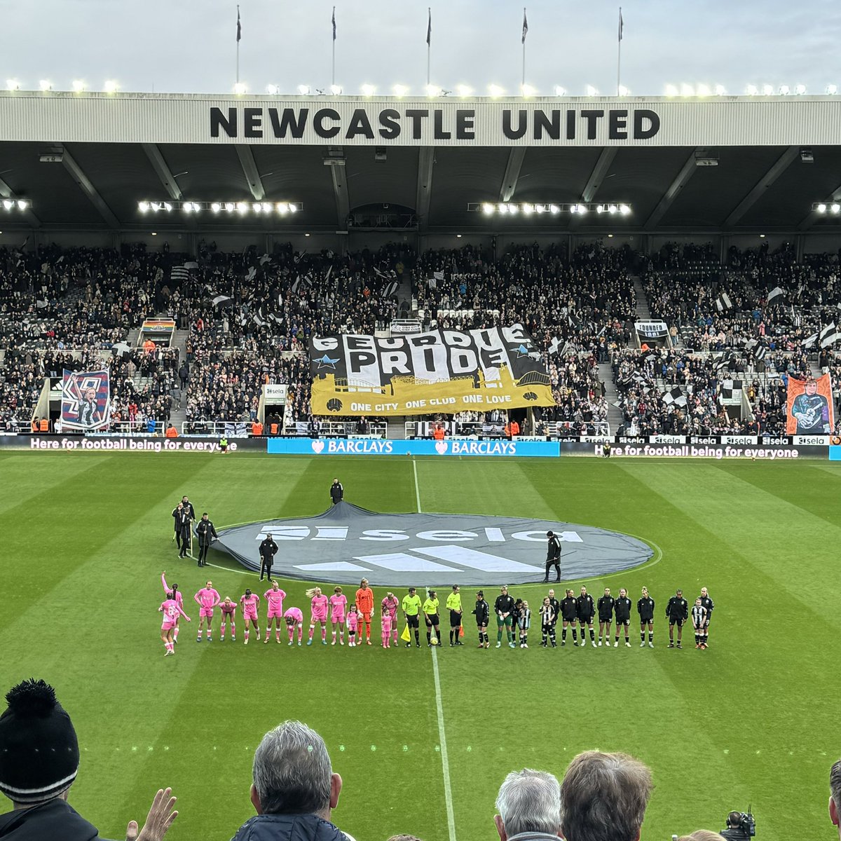 Back at <a href="/StJamesParkNE1/">St. James' Park</a> for <a href="/NUFCWomen/">Newcastle United Women</a> v <a href="/SaintsFCWomen/">Southampton FC Women</a> in <a href="/BarclaysWC/">Wc</a> #NUWFC #NewcastleUnitedFCWomen