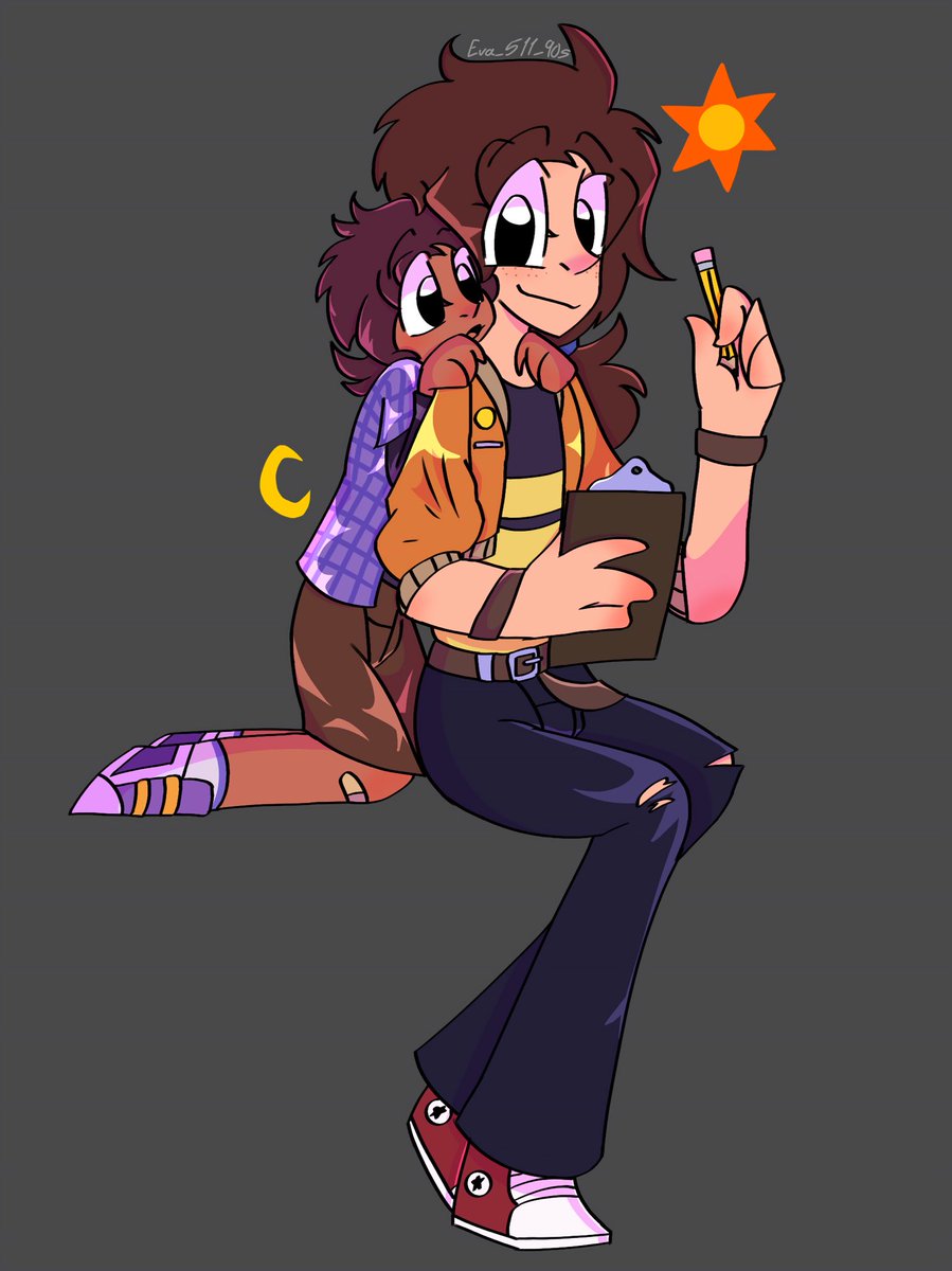 DrawingAnimati5's tweet photo. Here is a gift for @Dolly_Marilyn 
I really love your art and the designs you made for Theodore and Demian and everyone else. I had so much fun making this and I really hope you like it! https://t.co/bgP8hcytp7