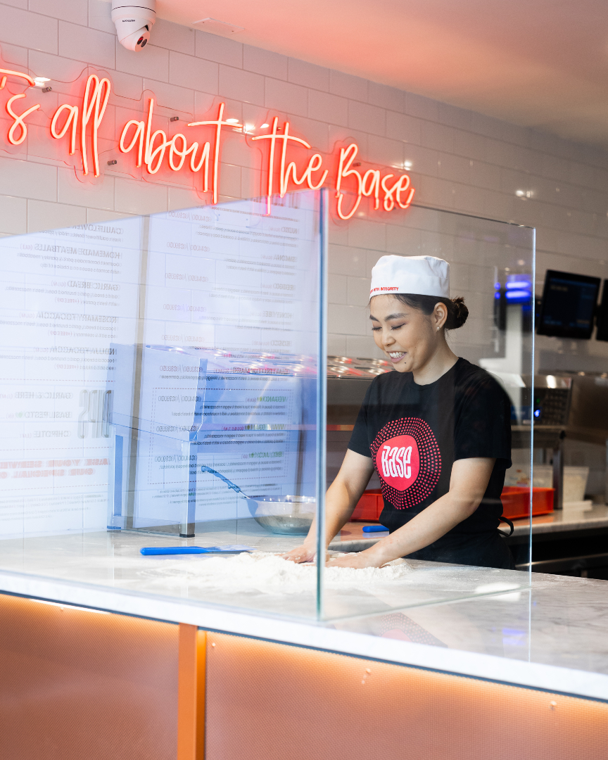 basewfp's tweet image. It really is all about the Base 😎 Our dough is made in-store daily using only water, flour, yeast and salt 👌 no nasties, just yummies! #basepizza #pizzatime #pizzalove #pizzafriends #freshfood