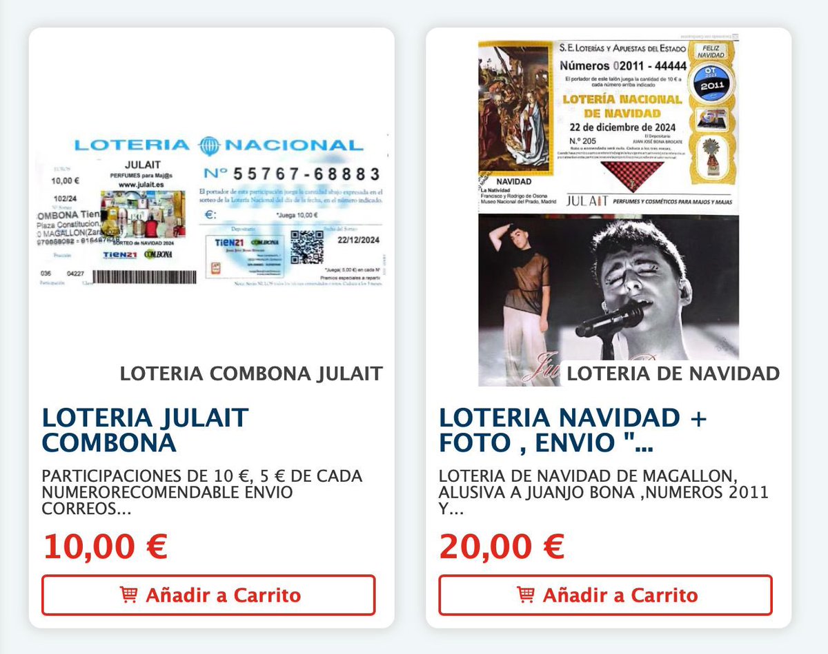 albammmedina's tweet photo. 💰 La familia de Juanjo Bona (OT2023)  ha registrado 'Julait' y saca decimos de lotería y perfumes usando la palabra que usaban todos los concursantes en la academia https://t.co/uumKb3SlTS