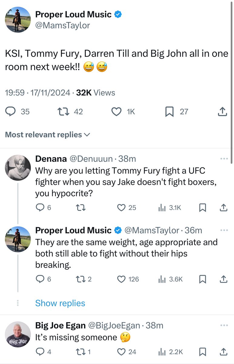 BoxdInPromotion's tweet image. .@MisfitsBoxing 𝟐𝟎 𝐅𝐔𝐑𝐘 𝐯𝐬 𝐓𝐈𝐋𝐋⚔️

𝐈𝐌𝐀𝐆𝐈𝐍𝐄 𝐈𝐅 .@BigJoeEgan &amp;amp; .@GypsyJohnFury_  𝐅𝐎𝐔𝐆𝐇𝐓 𝐄𝐀𝐂𝐇 𝐎𝐓𝐇𝐄𝐑 𝐎𝐍 𝐓𝐇𝐄 𝐂𝐀𝐑𝐃 👀

𝐓𝐡𝐞𝐲&apos;𝐯𝐞 𝐡𝐚𝐝 𝐦𝐮𝐥𝐭𝐢𝐩𝐥𝐞 𝐛𝐚𝐜𝐤 &amp;amp; 𝐟𝐨𝐮𝐫𝐭𝐡𝐬 𝐛𝐮𝐭 𝐉𝐨𝐡𝐧 𝐚𝐥𝐰𝐚𝐲𝐬 𝐬𝐡𝐢𝐞𝐬 𝐚𝐰𝐚𝐲🤨