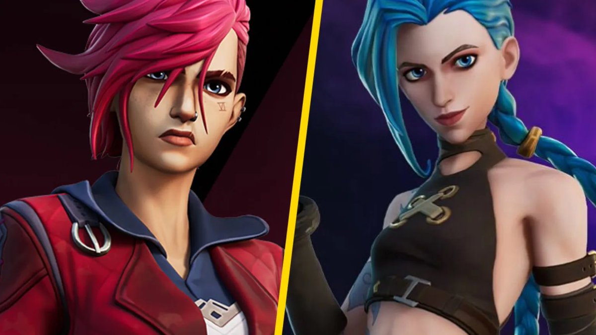 ThirdView11's tweet photo. 🌌 Fortnite x Arcane Hype! 🎉

Fans are buzzing for the return of Jinx &amp; Vi skins with Arcane Season 2 live! 🚀 Join the #BringBackArcaneToTheItemShop movement and make some noise! Still waiting on Epic's response. 🤞 #Fortnite #ArcaneMagic https://t.co/2PVg6SWuUJ