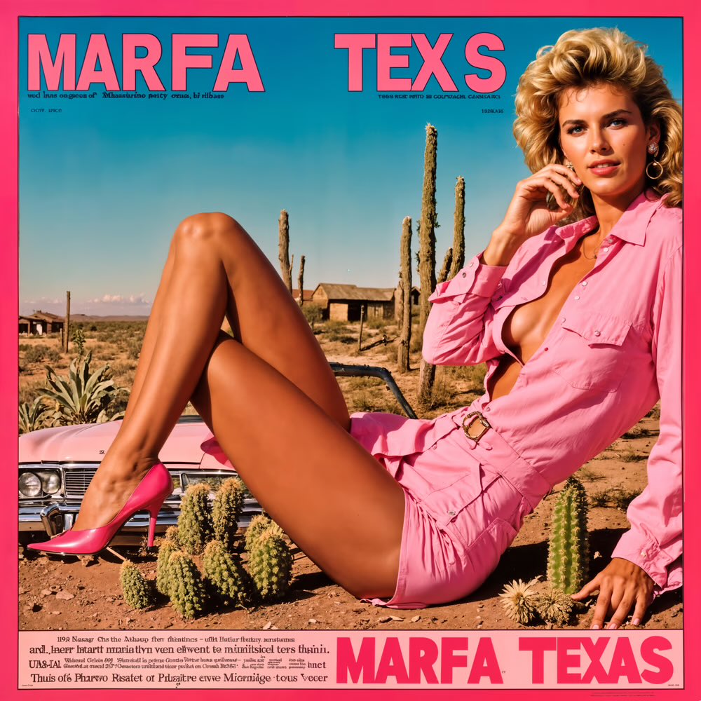 schmrypto's tweet image. ClownVamp won Marfa this year.

Junk Machine is the best executed and most thoughtful AI or NFT activation I've ever seen, and would have been worth the trip to Marfa by itself.