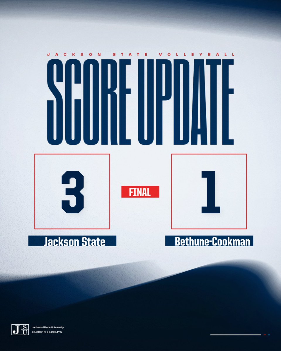 The regular season finale is a WIN for the Tigers🙌

#TheeILove | #GoJSUTigersVB🐅