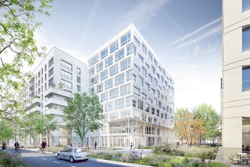 Archikubik coordonne le bâtiment B13 (4000 m² SUBL, 8 étages), partie du lot 3B de l’Îlot BHV (ZAC Ivry-sur-Seine). Ce projet mixte inclut bureaux, hôtel d’activités (B16), logements et co-living, avec espaces lumineux et modulables selon les besoins.
#archikubik