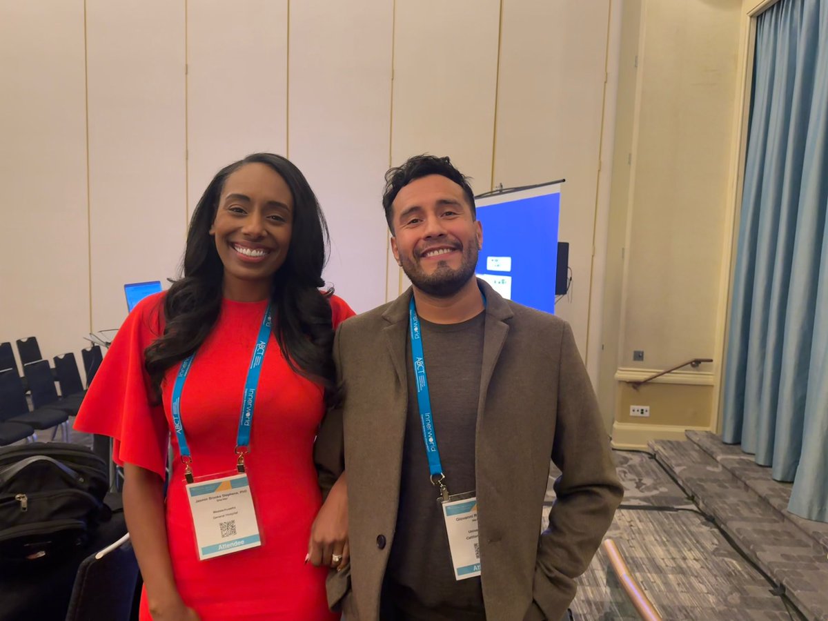 Jasmin Brooks Stephens, Ph.D. (@drjbstephens) on Twitter photo Only seven more months until your newest Professors arrive! 🤗 <a href="/UCBerkeley/">UC Berkeley</a> <a href="/BerkeleyPsych/">UCBerkeley Psychology</a>
Always great seeing you <a href="/El_GioRamos/">Gio Ramos, PhD</a>, and serving on this Change Leaders panel together was even better! #ABCT2024 <a href="/ABCTNOW/">Association for Behavioral and Cognitive Therapies</a> Only seven more months until your newest Professors arrive! 🤗 <a href="/UCBerkeley/">UC Berkeley</a> <a href="/BerkeleyPsych/">UCBerkeley Psychology</a>
Always great seeing you <a href="/El_GioRamos/">Gio Ramos, PhD</a>, and serving on this Change Leaders panel together was even better! #ABCT2024 <a href="/ABCTNOW/">Association for Behavioral and Cognitive Therapies</a>